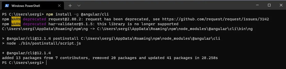 Instalación Angular I
