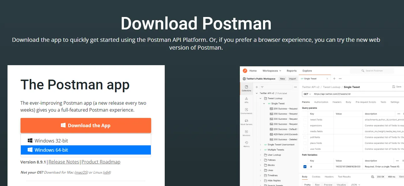 Instalación de Postman