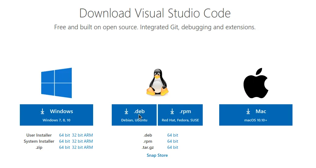 Instalación de Visual Studio Code
